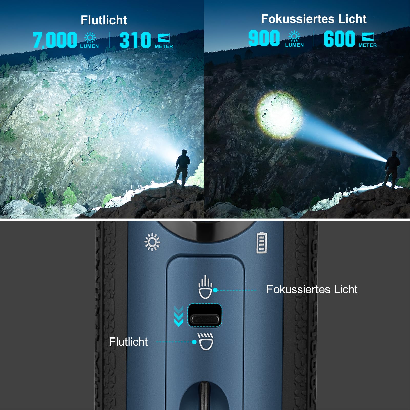 olight-marauder-mini-taschenlampe-7000-lumen-dunkelblau image 3