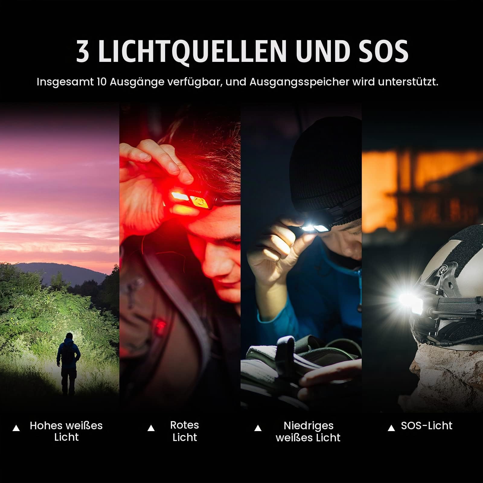 olight-array-2s-stirnlampe-1000-lumen-sensor-rotlicht-sos image 3