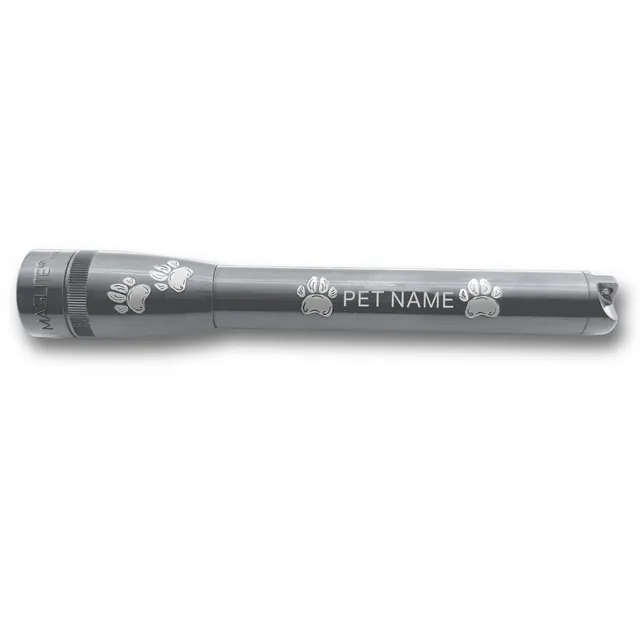 maglite-mini-maglite-pro-led-taschenlampe-grau-mit-tiergravur image 1