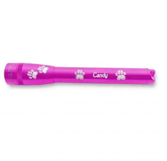 mag-lite-mini-maglite-pro-led-taschenlampe-pink-pfotengravur image 1