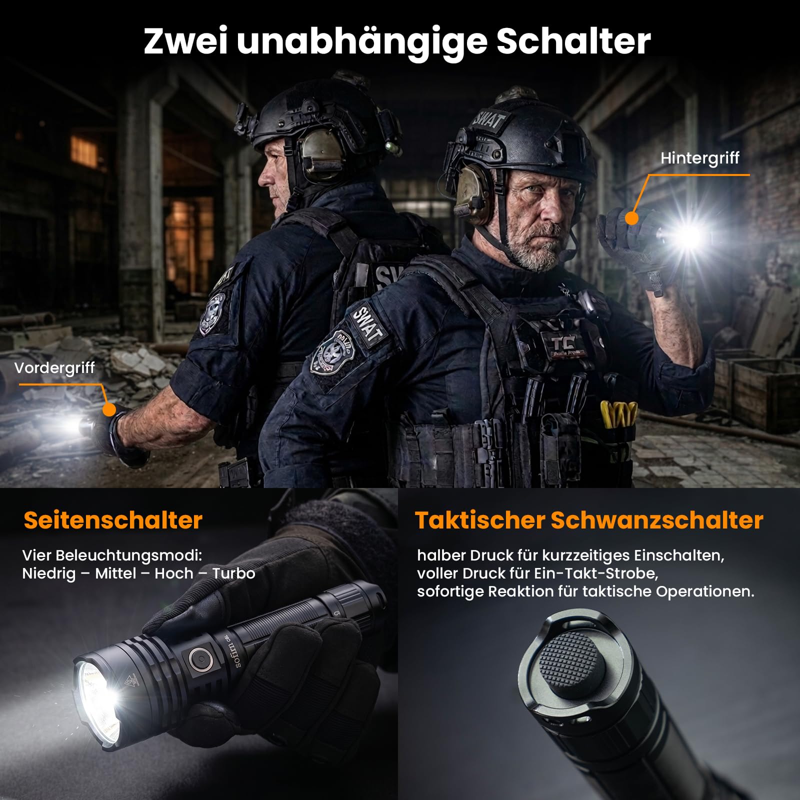 sofirn-c8l-taschenlampe-3100-lumen-531m-taktisch-usb-c image 5