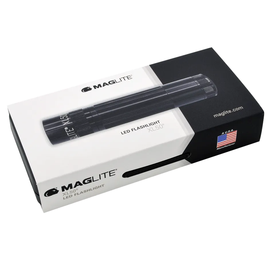 maglite-xl50-led-taschenlampe-aaa-geschenkbox-schwarz-strahl image 1