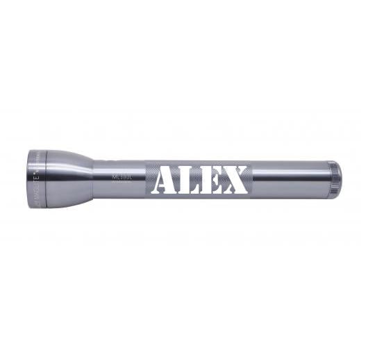 mag-lite-ml300l-led-taschenlampe-grau-3d-zelle-mit-gravur image 1