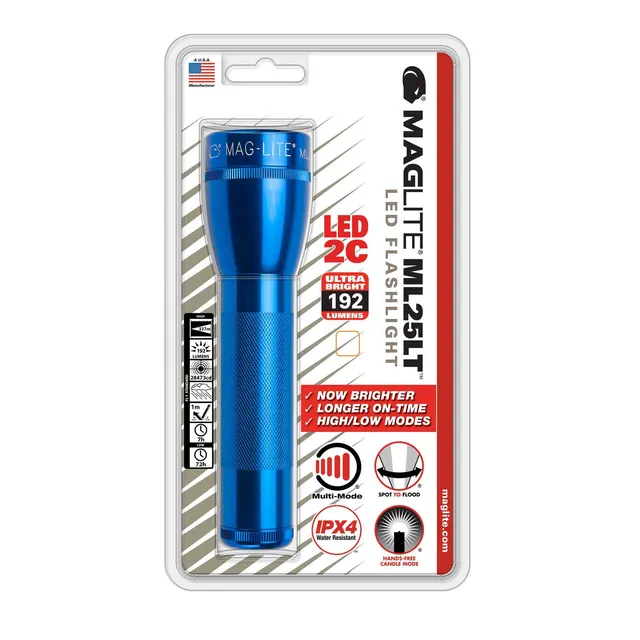 maglite-ml25lt-2-cell-c-led-taschenlampe-blau-candle-mode image 1