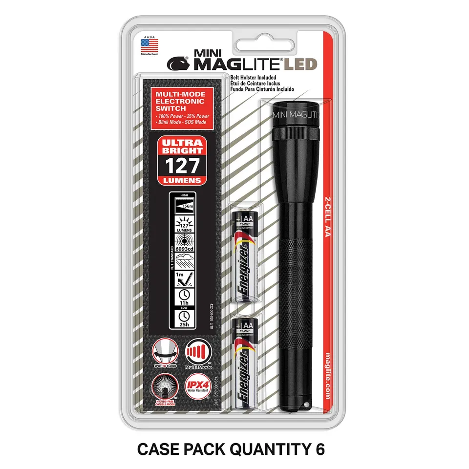 maglite-mini-taschenlampe-schwarz-aa-holster-set image 1