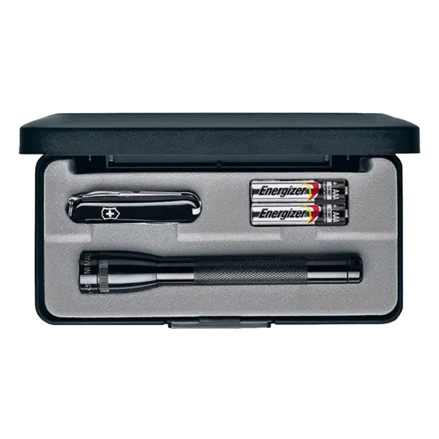 maglite-mini-maglite-2aaa-taschenlampe-messer-set-schwarz image 1