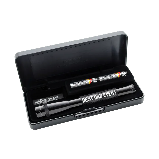 mag-lite-mini-maglite-led-2aa-taschenlampe-schwarz-best-dad-ever image 1