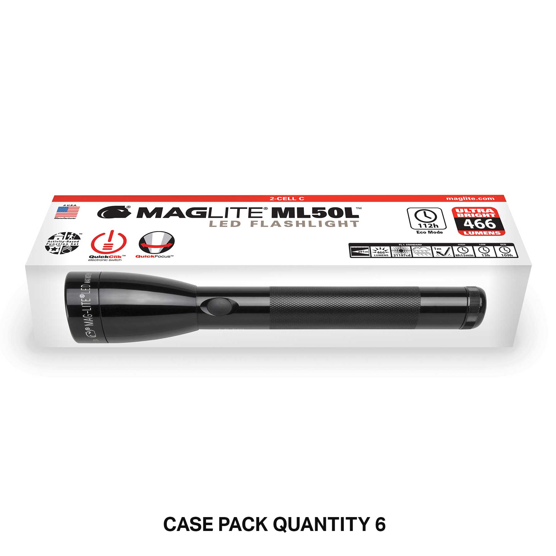 mag-lite-ml50l-led-taschenlampe-schwarz-2x-c-cell-eco-modus image 1