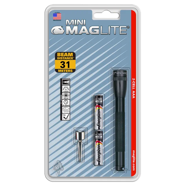 mag-lite-mini-maglite-2aaa-taschenlampe-schwarz-xenon image 1