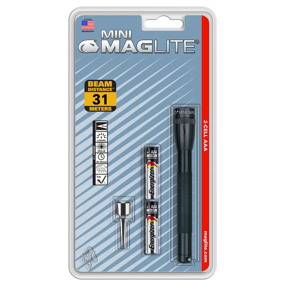 mag-lite-mini-maglite-2aaa-taschenlampe-schwarz-xenon image 1