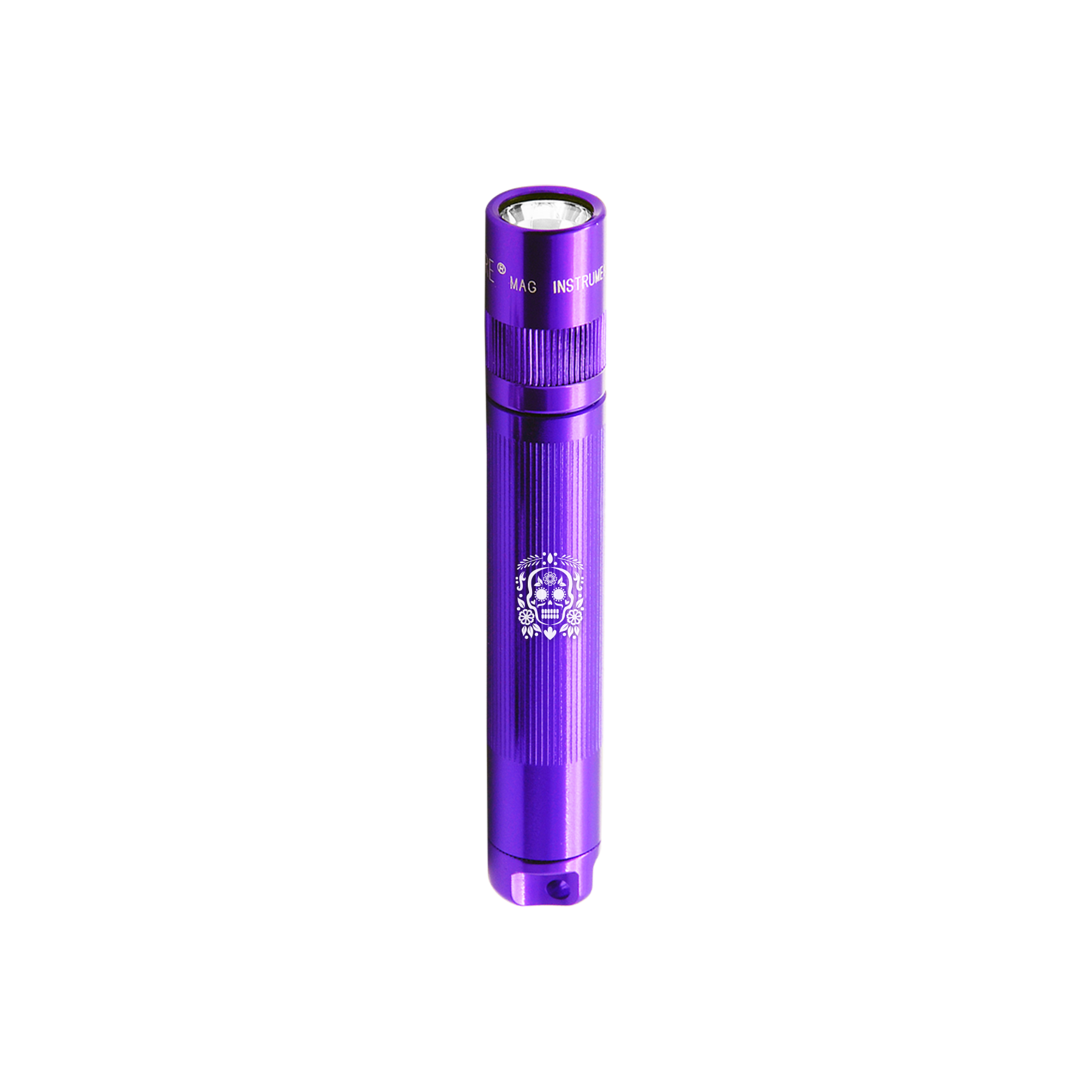 maglite-solitaire-taschenlampe-1xaaa-lila-sugar-skull image 1