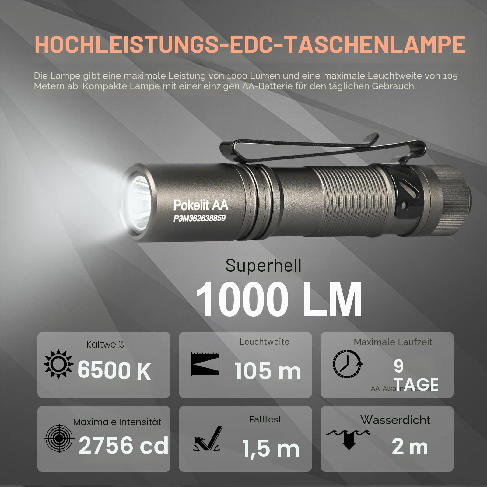 acebeam-pokelit-aa-edc-taschenlampe-1000-lumen-kaltwei image 2
