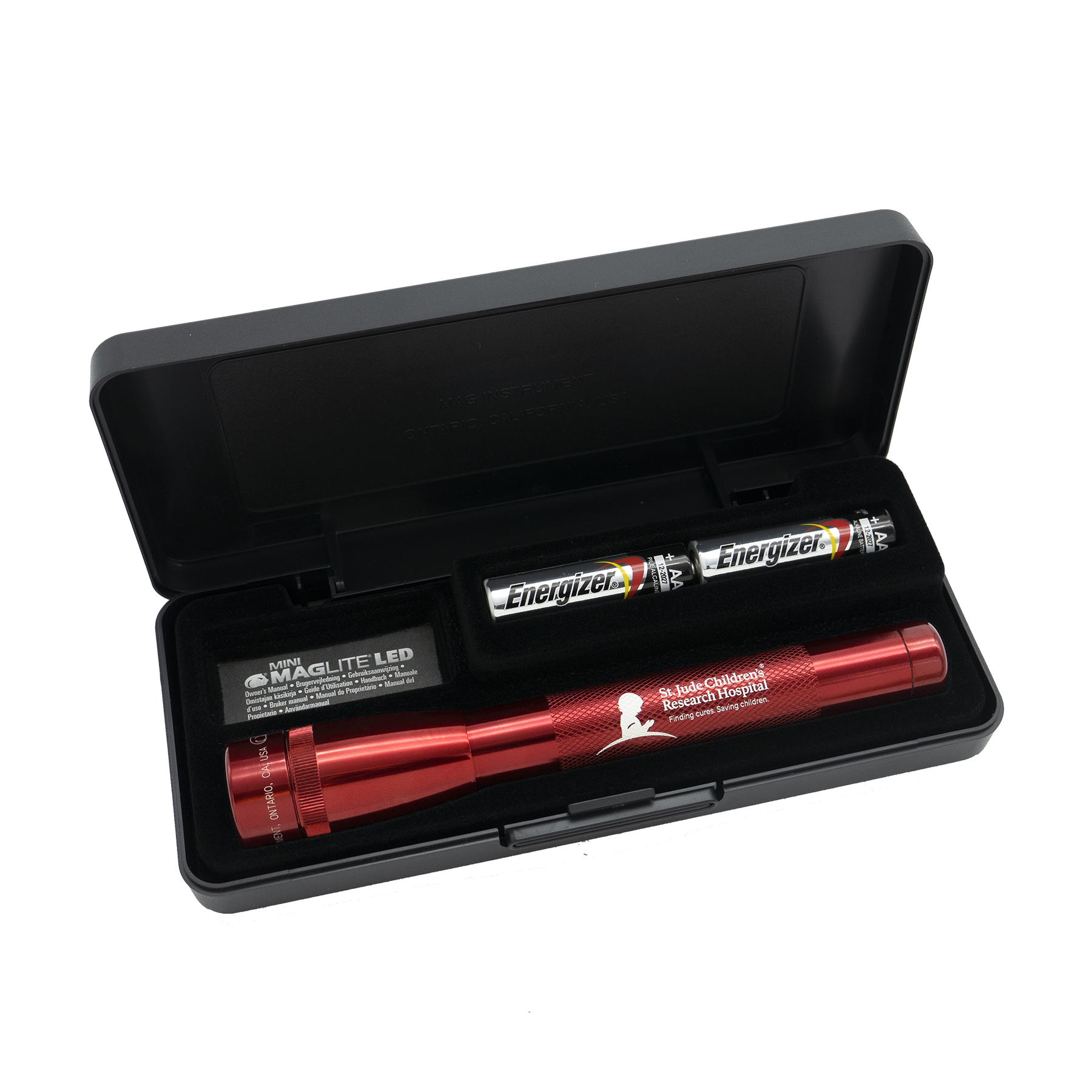 mag-lite-mini-maglite-led-2aa-taschenlampe-rot-st-jude image 2