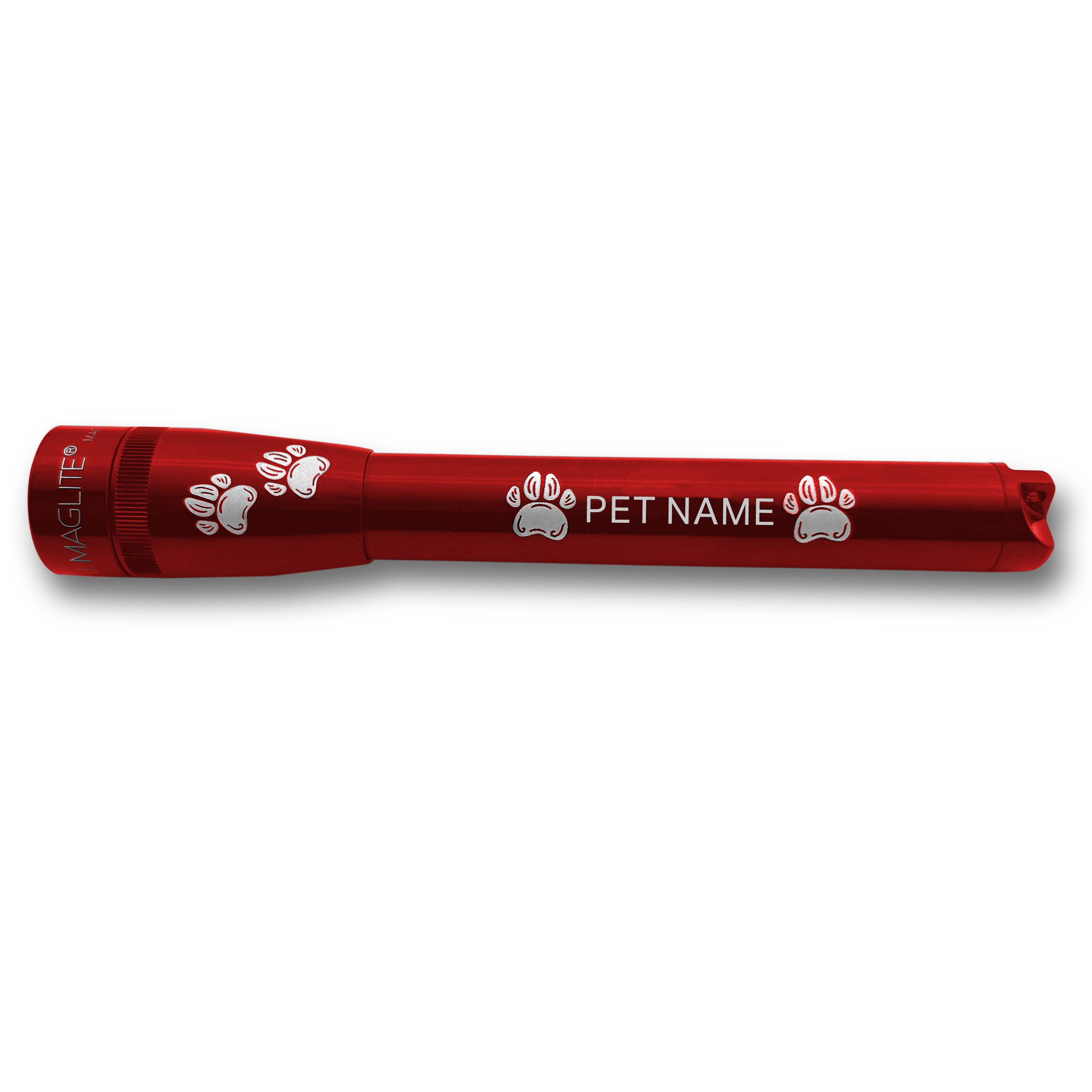 mag-lite-mini-maglite-pro-led-taschenlampe-rot-pfote-gravur image 1