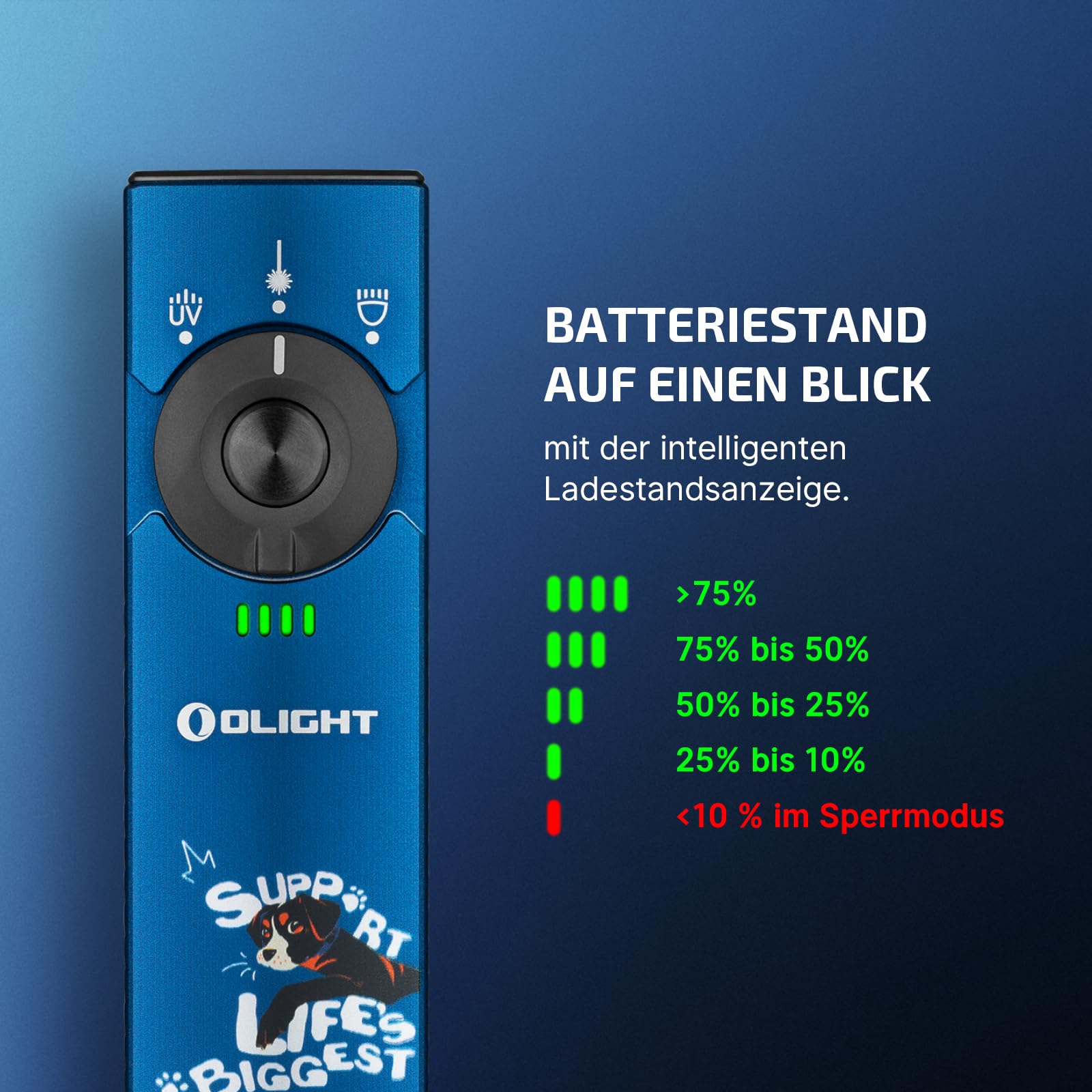 olight-arkfeld-pro-edc-taschenlampe-1300-lumen-uv-laser image 6