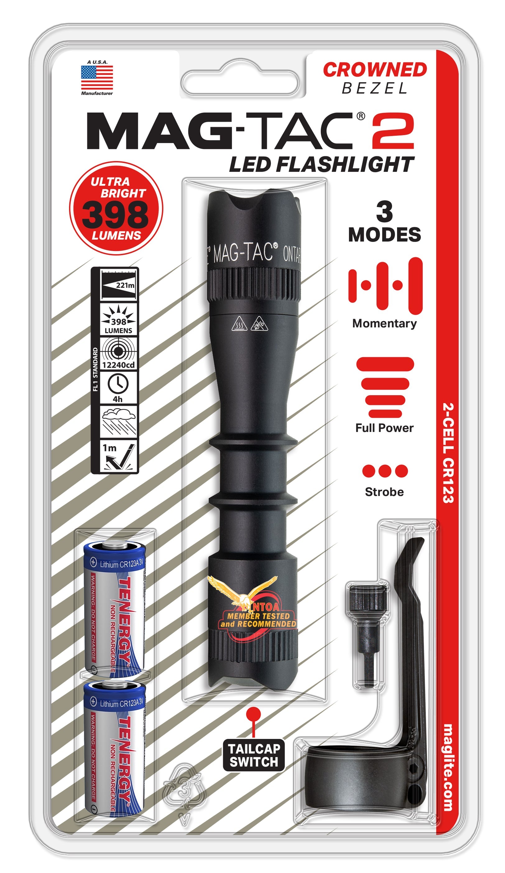 mag-lite-mag-tac-2-led-taktik-taschenlampe-crown-schwarz image 2
