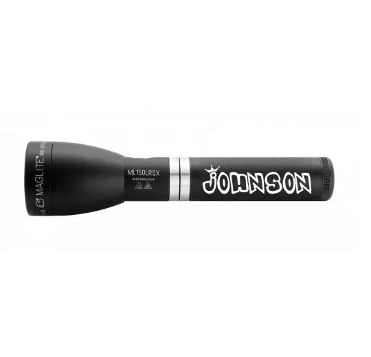 mag-lite-ml150-led-akku-taschenlampe-schwarz-gravur image 1