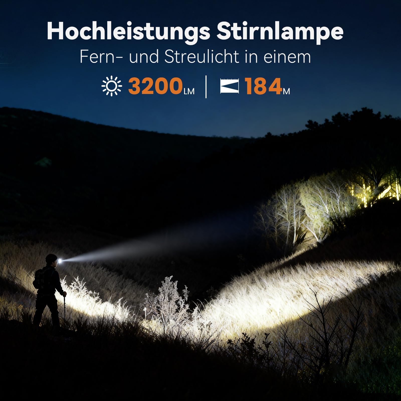 sofirn-hs43-stirnlampe-3200lm-rotlicht-usb-c-magnet image 2