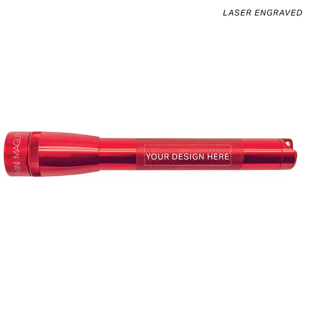 mag-lite-mini-maglite-pro-aa-led-taschenlampe-rot-mit-gravur image 1
