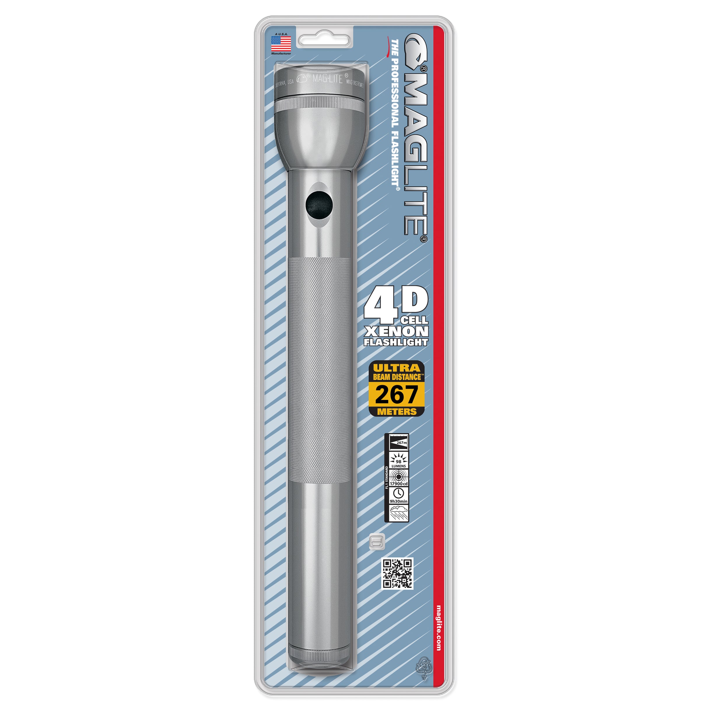 mag-lite-d-cell-classic-4d-xenon-taschenlampe-grau-fokussierbar image 4