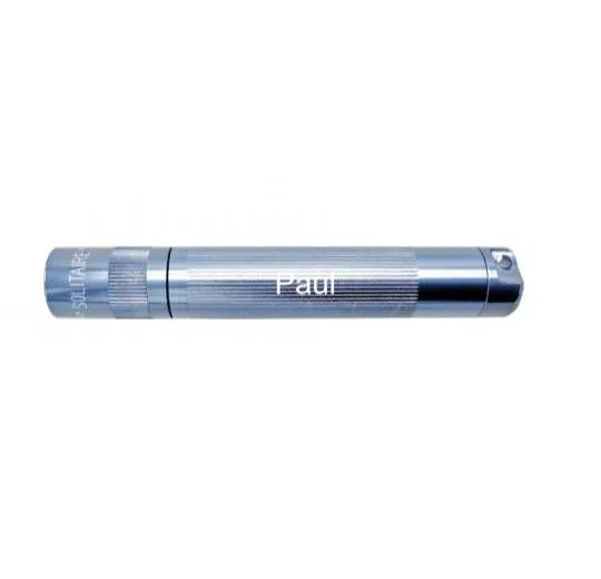 mag-lite-solitaire-led-taschenlampe-grau-mit-gravur-schl-sselanh-nger image 1