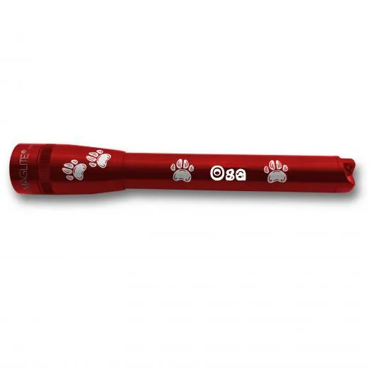 mag-lite-mini-maglite-pro-led-taschenlampe-rot-haustier-gravur image 1