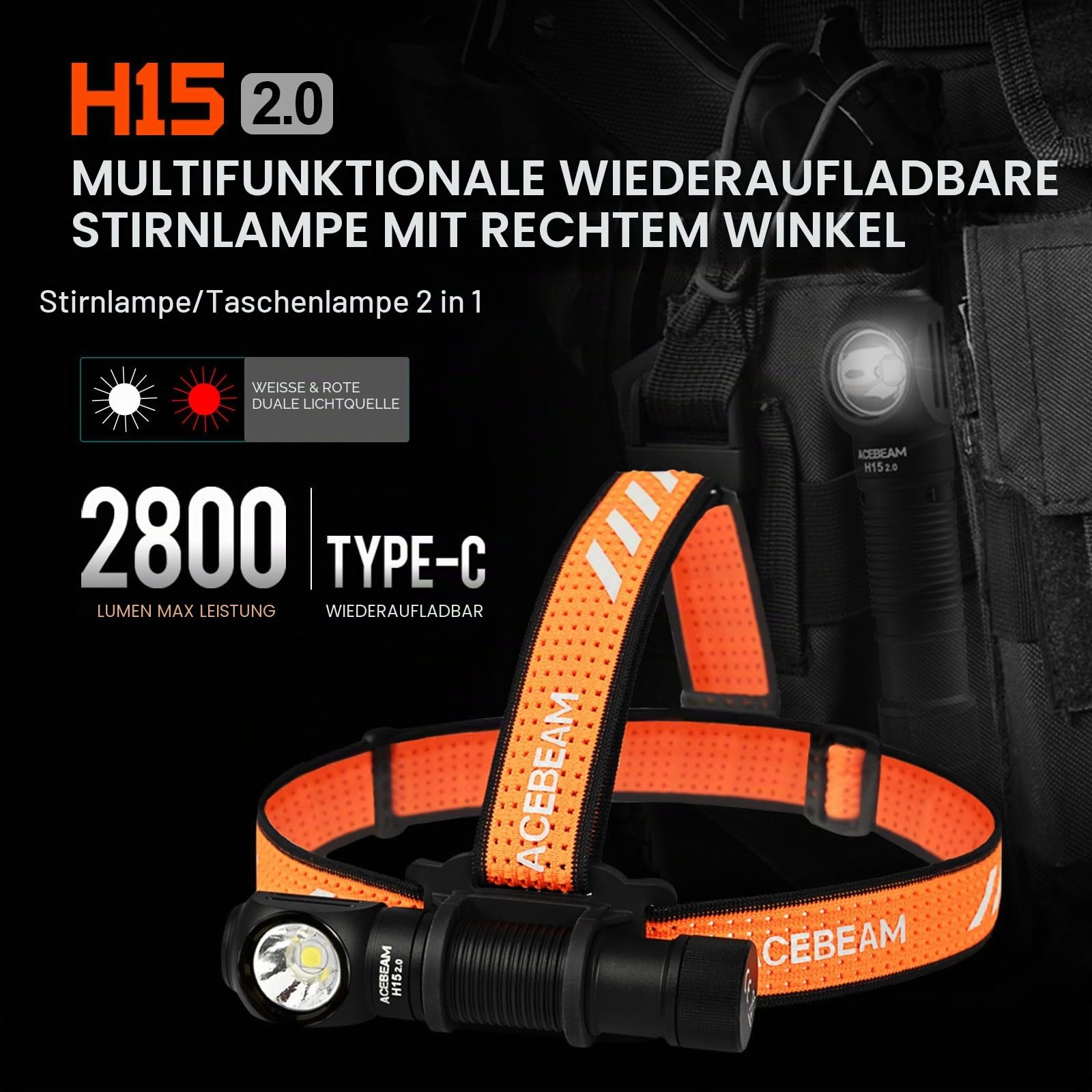acebeam-h15-2-0-stirnlampe-2800-lumen-wiederaufladbar image 2