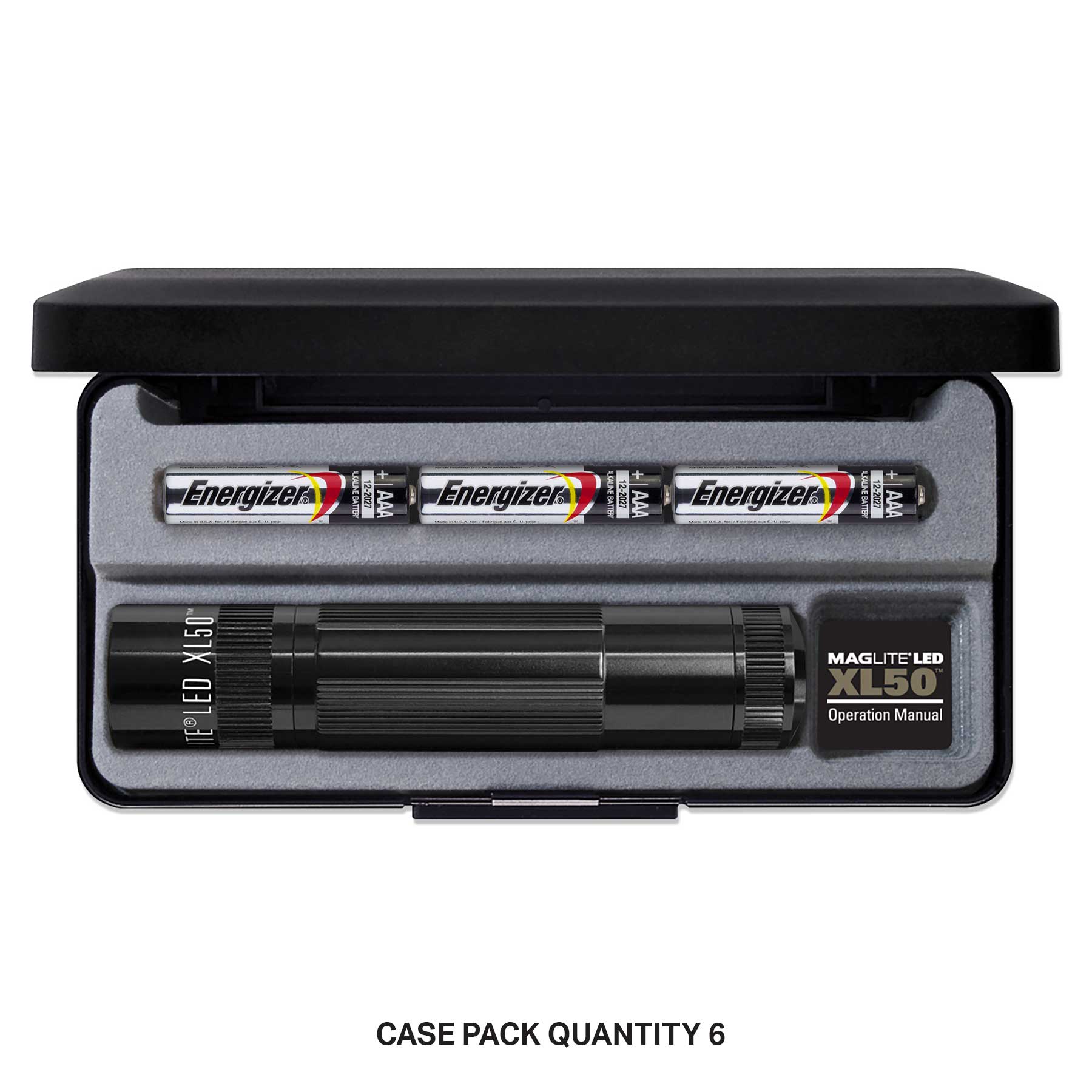 maglite-xl50-led-taschenlampe-aaa-geschenkbox-schwarz-strahl image 2