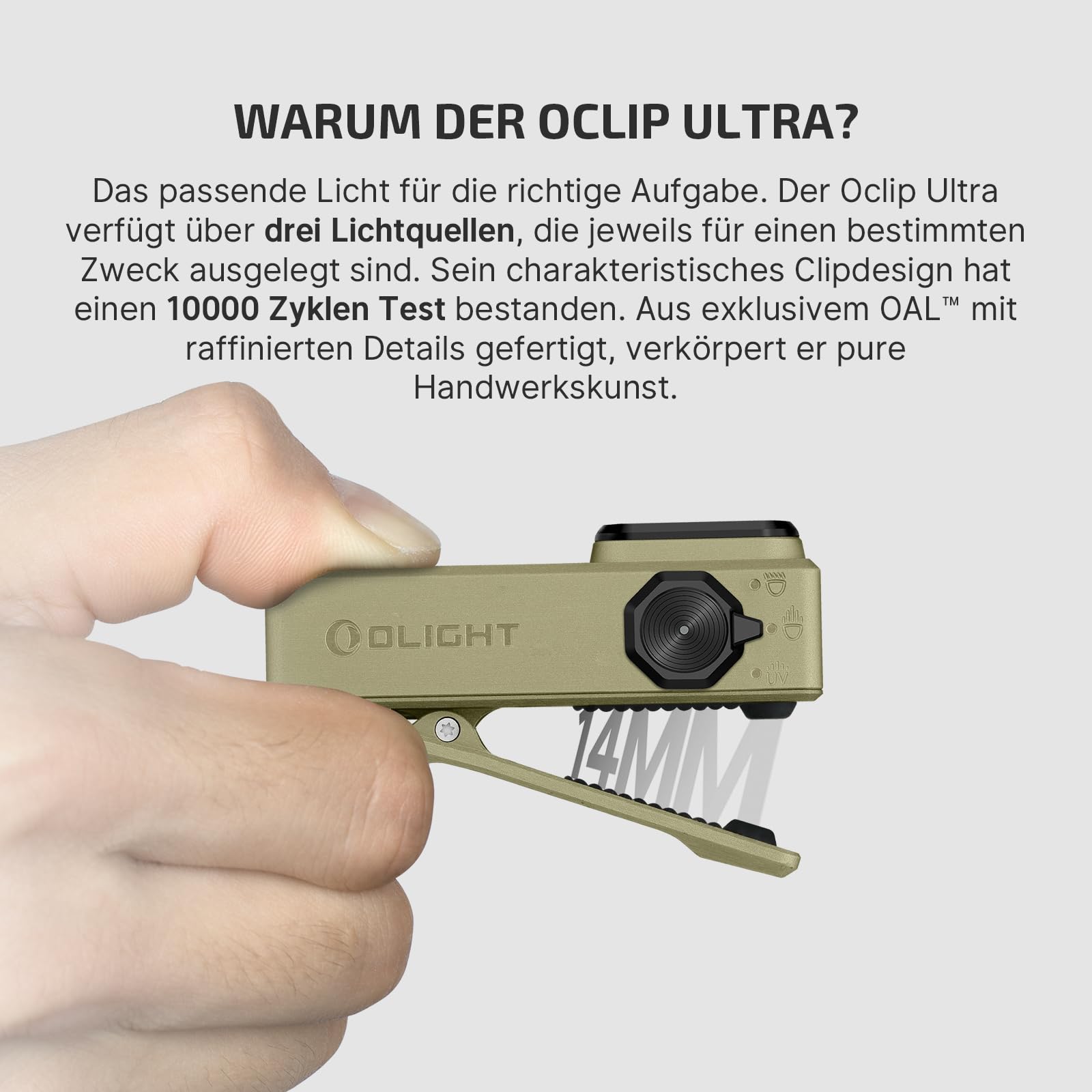 olight-oclip-ultra-cliplampe-530-lumen-olive-green-uv image 8