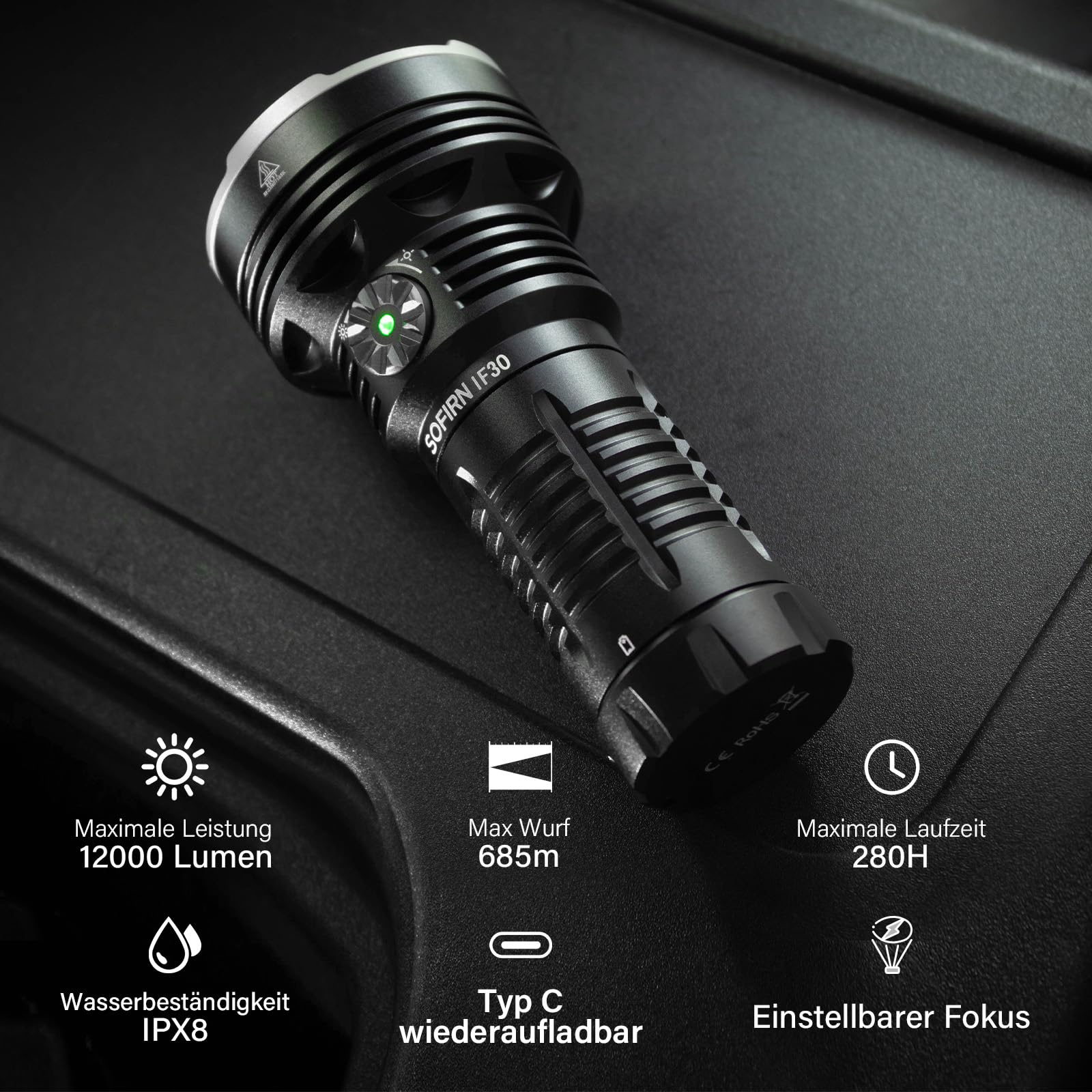 sofirn-if30-taschenlampe-12000-lumen-usb-c-685m-outdoor image 2