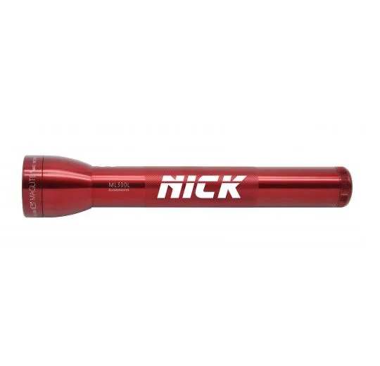 mag-lite-ml300l-led-3xd-taschenlampe-rot-gravur-alu image 1