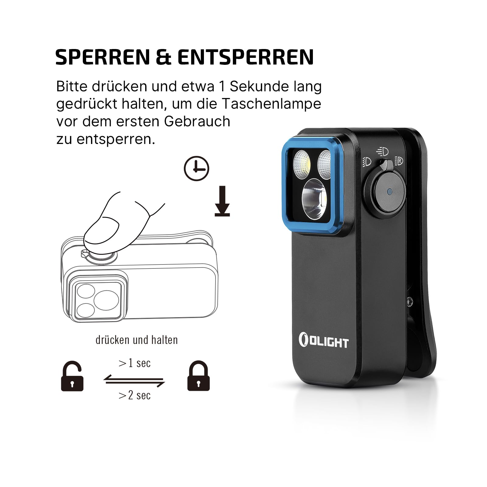 olight-oclip-pro-cliplampe-500-lumen-mit-rotlicht image 6