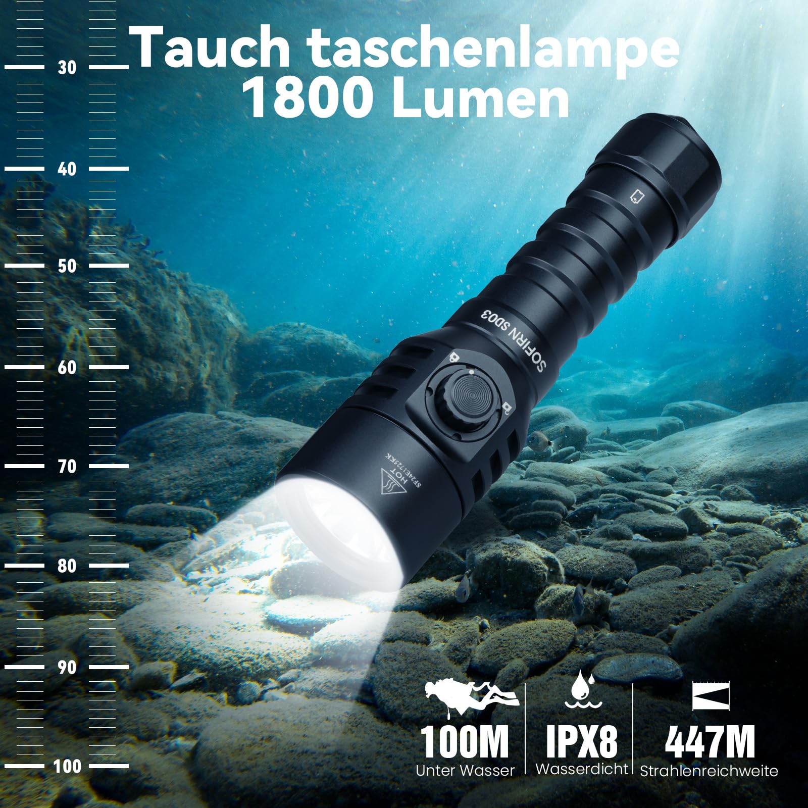 sofirn-sd03-tauchlampe-1800-lumen-100m-ipx8-aufladbar image 3