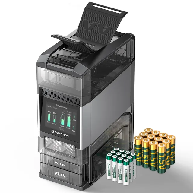 olight-ostation-2-pro-akku-ladeger-t-mit-24-aa-aaa-akkus image 1
