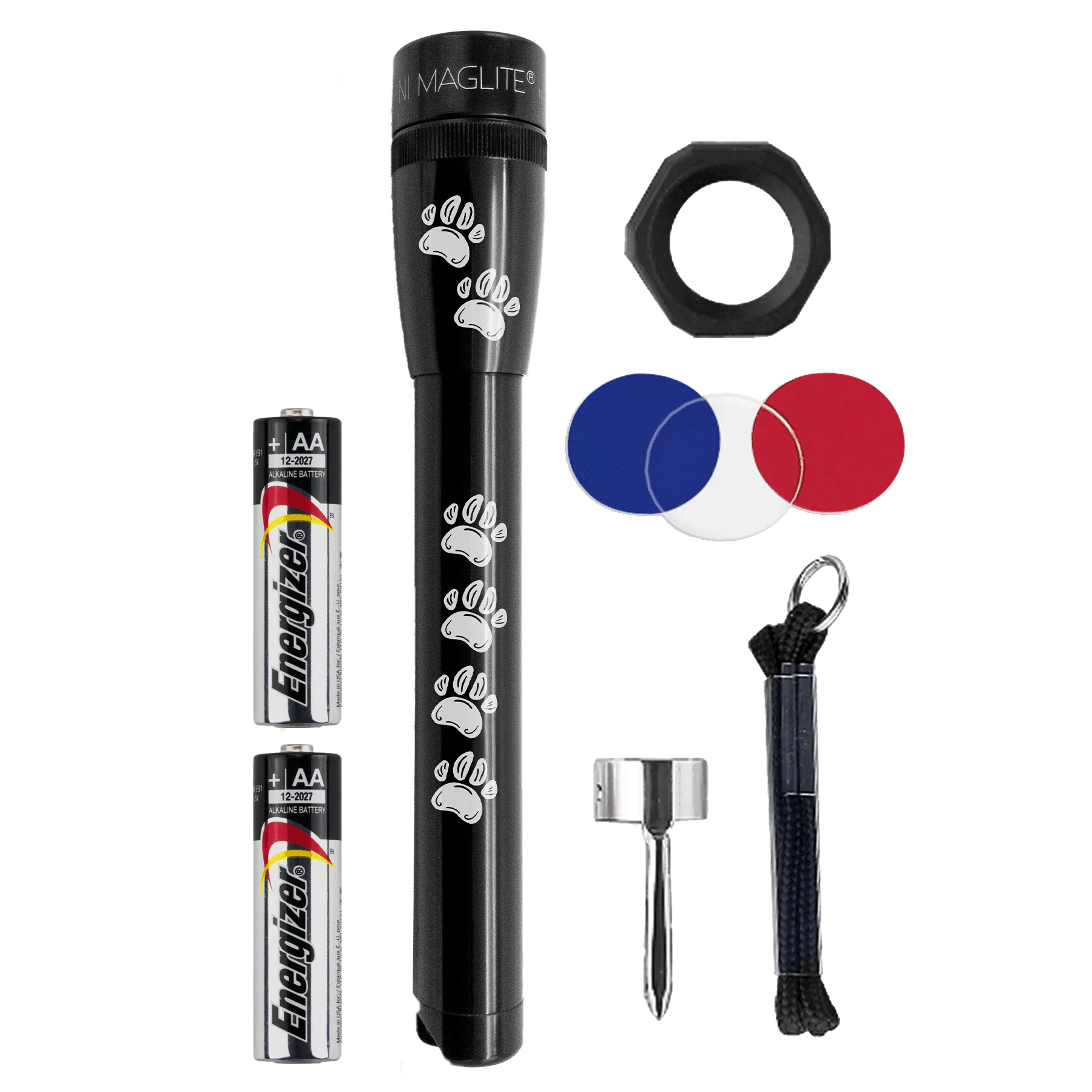 mag-lite-mini-maglite-2aa-led-taschenlampe-walk-n-wag-schwarz image 1