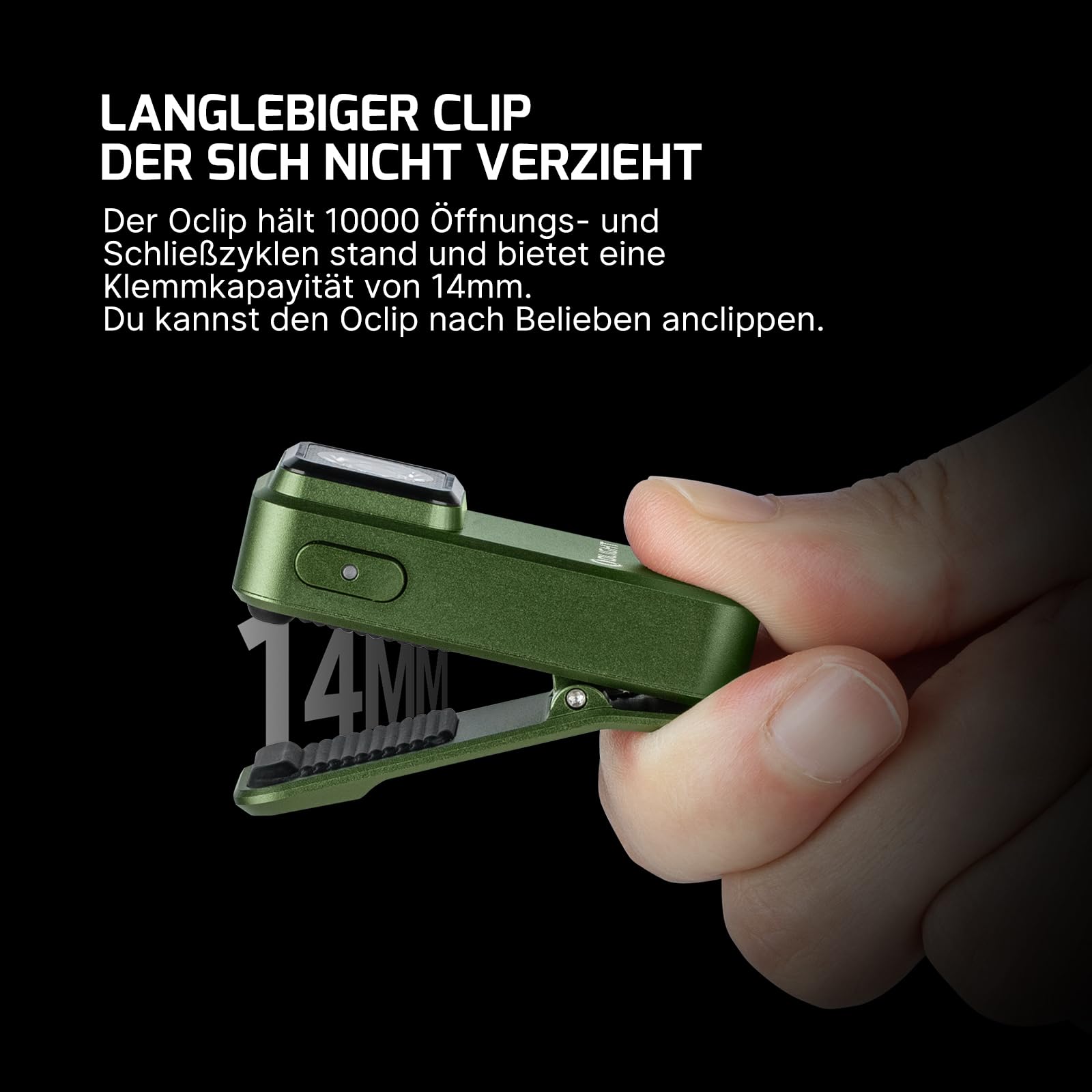 olight-oclip-mini-clip-taschenlampe-300-lumen-od-green image 3