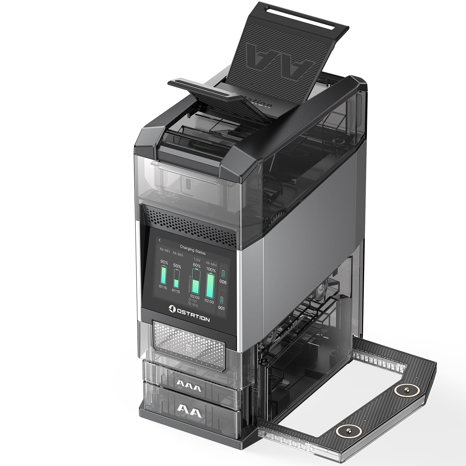 olight-ostation-2-pro-ladestation-aa-aaa-touchscreen-app image 2