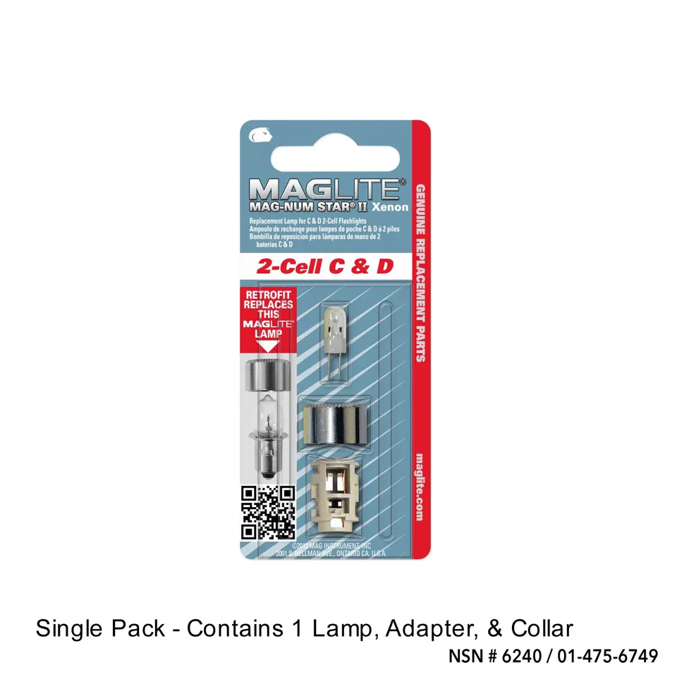 mag-lite-ersatzlampe-2-cell-c-d-taschenlampe-gl-hlampe-einzelpack image 1