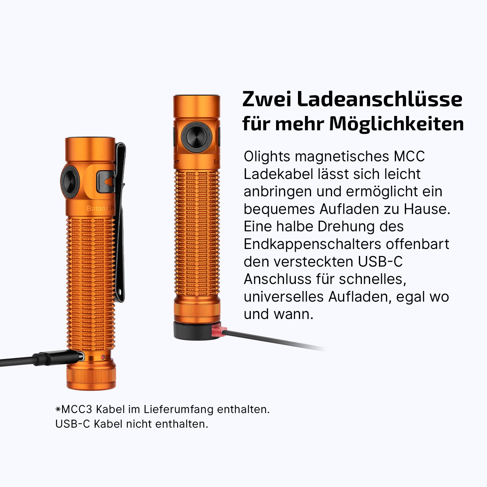 olight-baton-4-pro-orange-taschenlampe-1600-lumen-edc image 4