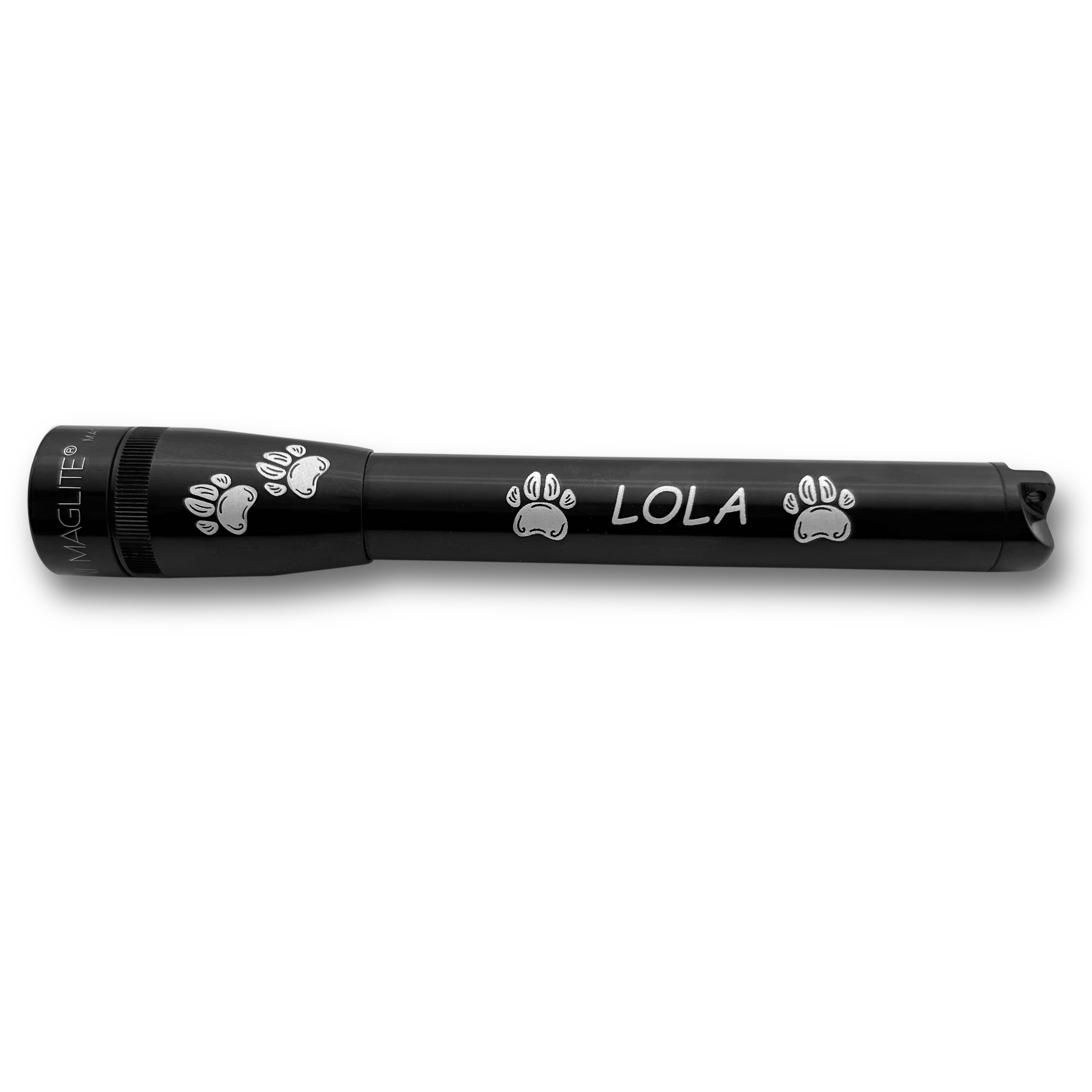 mag-lite-mini-maglite-pro-led-taschenlampe-schwarz-pfote-gravur image 2