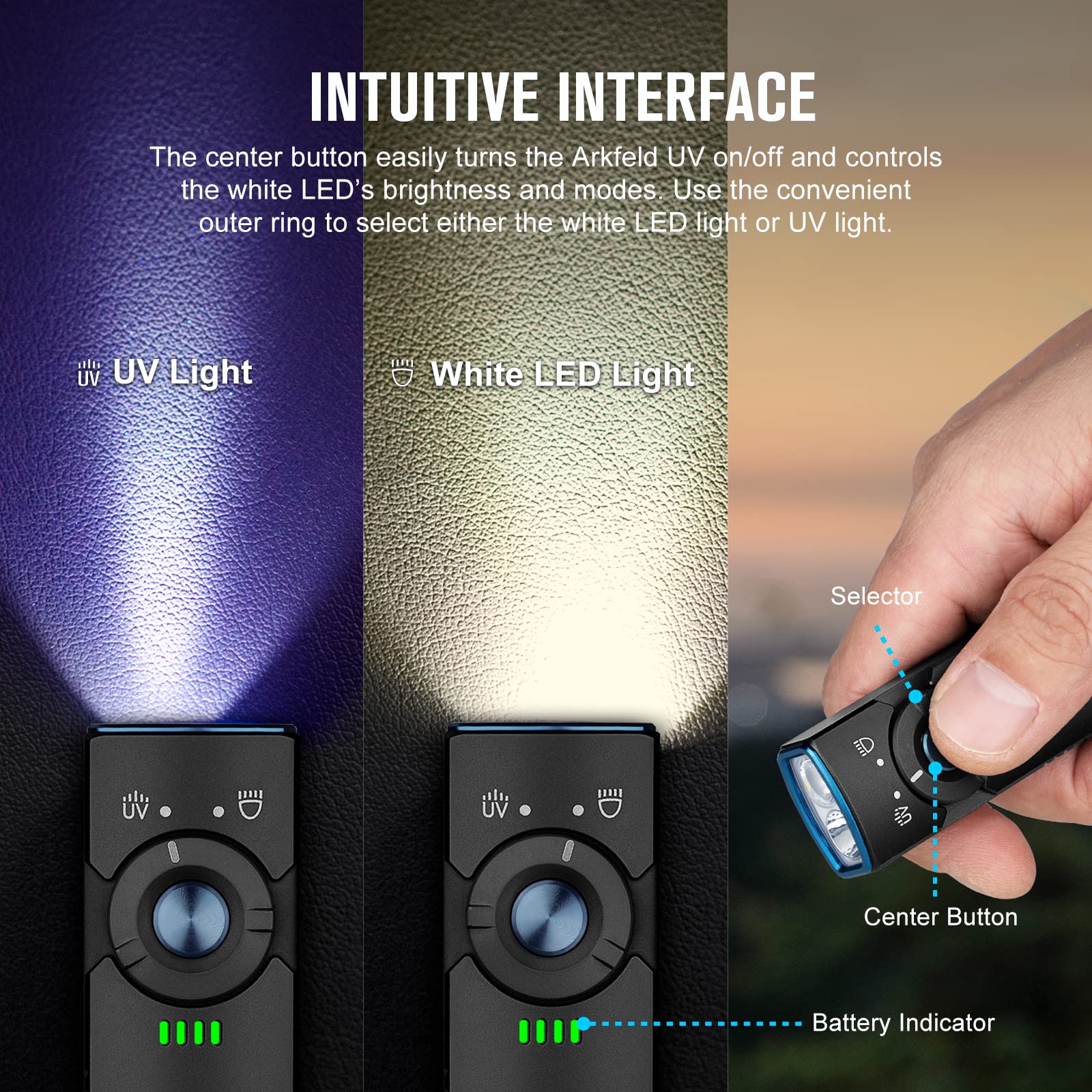 olight-arkfeld-uv-schwarz-taschenlampe-1000-lumen-neutralwei image 3