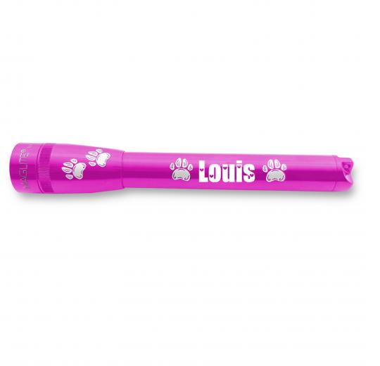 mag-lite-mini-maglite-pro-led-taschenlampe-pink-pfote-gravur-3 image 1