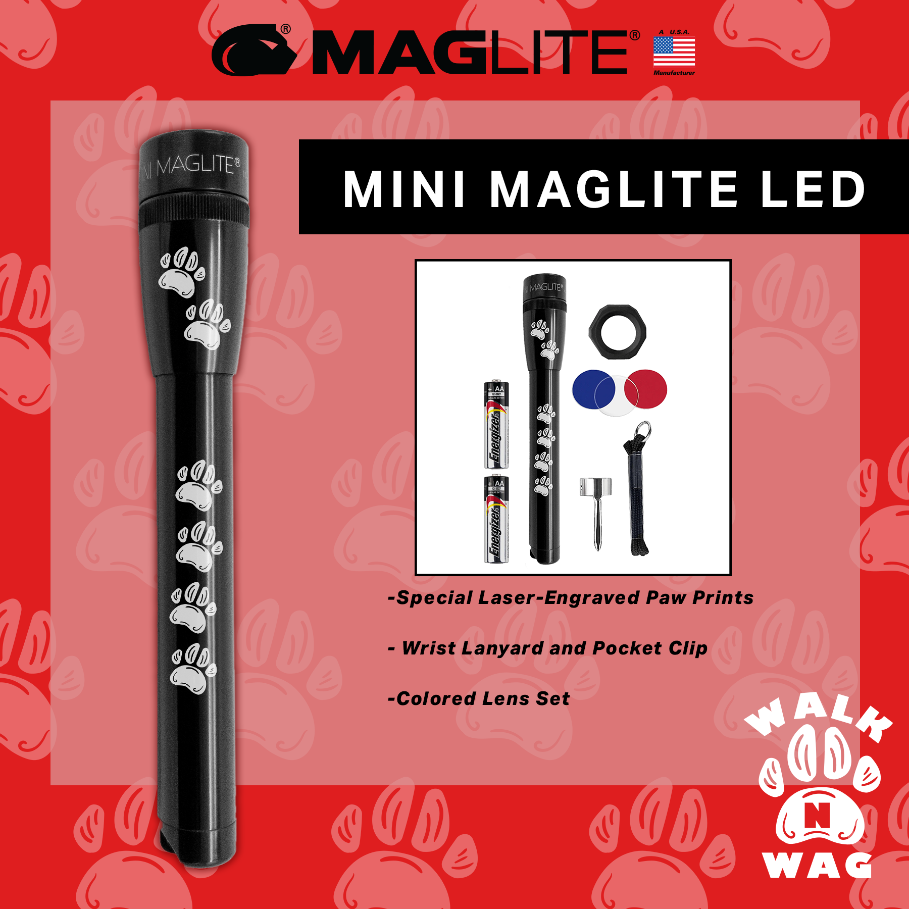 mag-lite-mini-maglite-2aa-led-taschenlampe-walk-n-wag-schwarz image 3
