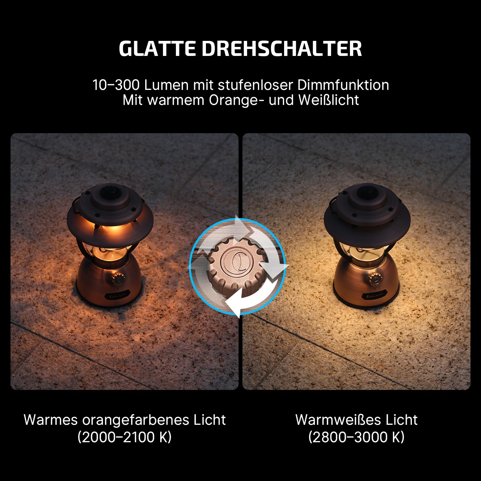 olight-olantern-classic-2-pro-campinglampe-300-lumen-app image 4