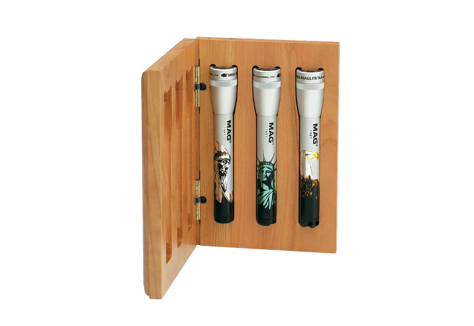 mag-lite-mini-maglite-xenon-taschenlampen-americana-3er-set image 1