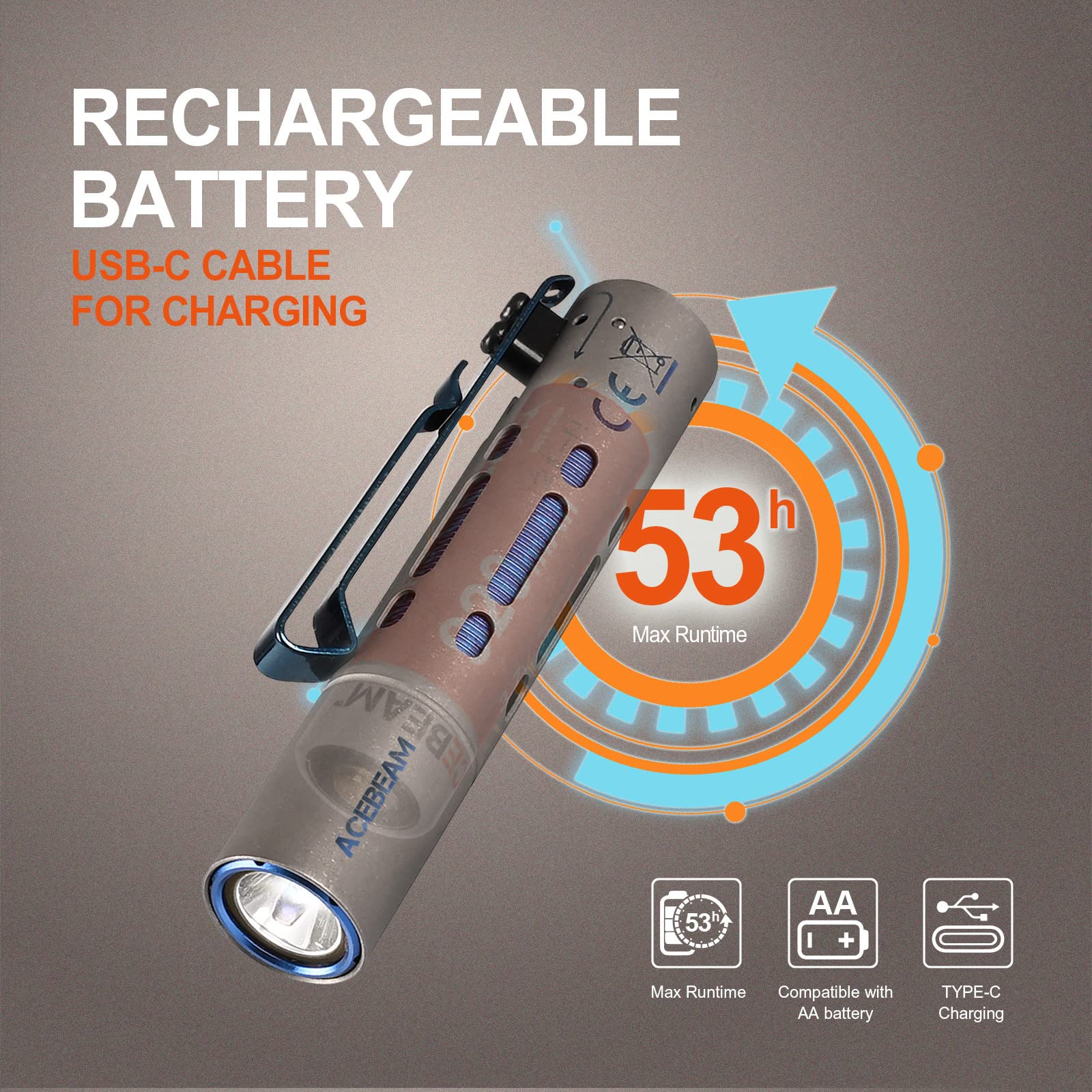acebeam-rider-rx-edc-taschenlampe-650-lumen-titan image 4