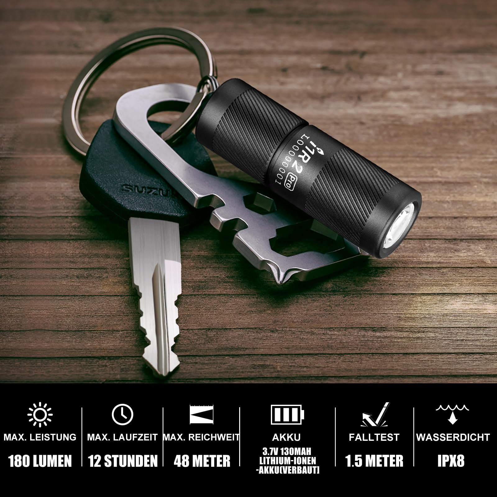 olight-i1r-ii-pro-mini-taschenlampe-schwarz-180-lumen image 6