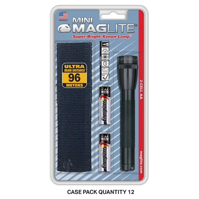 mag-lite-mini-maglite-aa-xenon-taschenlampe-holster-pack-schwarz image 1