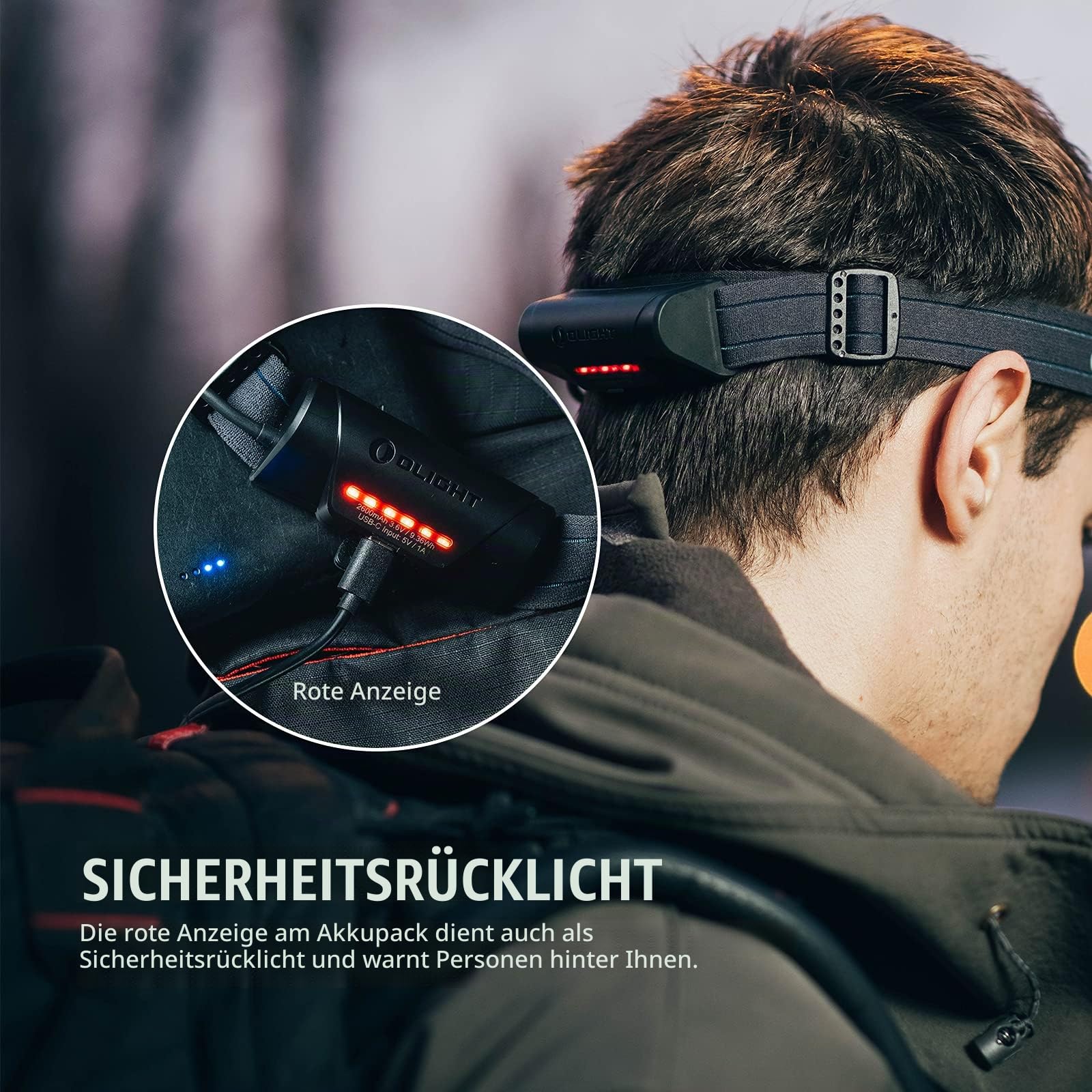 olight-array-2s-stirnlampe-1000-lumen-sensor-rotlicht-sos image 6