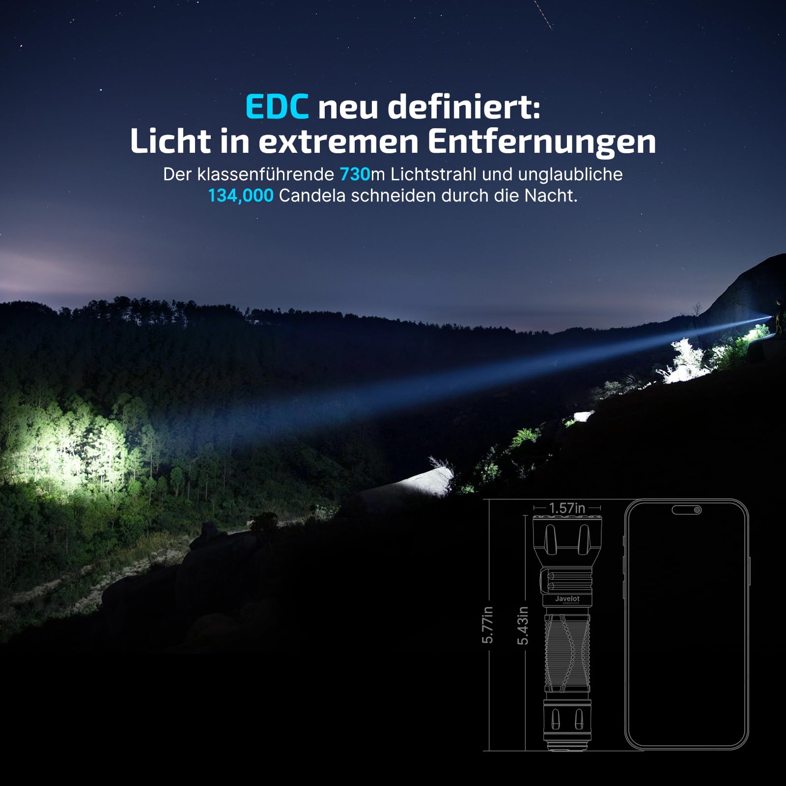 olight-javelot-taschenlampe-1350-lumen-730-m-weitwurf image 2